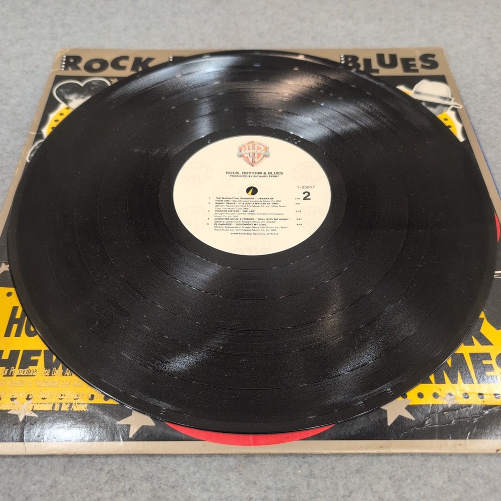 Rock Rhythm & Blues Vinyl LP 1989 Elton John Rick James Chaka Khan 1-25817 - Picture 5 of 6